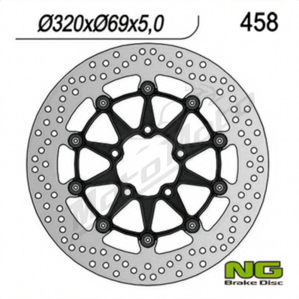 NG BRAKES Front Floating Brake Disc 320mm Suzuki GSX / GSX-R / TL 600-1400cc 96-07
