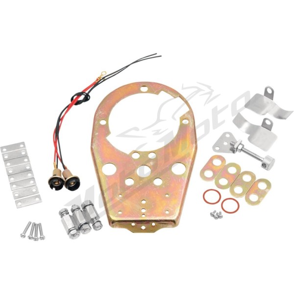DRAG SPECIALTIES Base Plate for Cat Eye Dash Cover Harley Davidson FL / FLB / FLFB 1200-1340cc 68-95