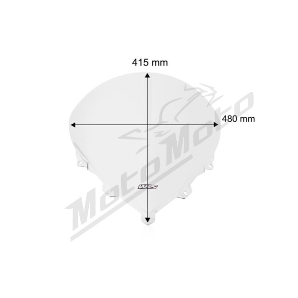 WRS Windscreen Sport Clear BMW K1200 / K1300 05-16