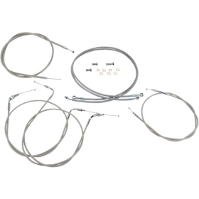 BARON Stainless Handlebar Cable/Line Kit YAMAHA XVS 1100 00-11