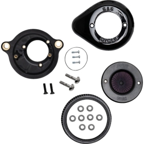 S&S CYCLE Air Stinger Stealth Air Cleaner Kit Harley Davidson FLDE / FLFB / FLFBS 1750-1923cc 17-25