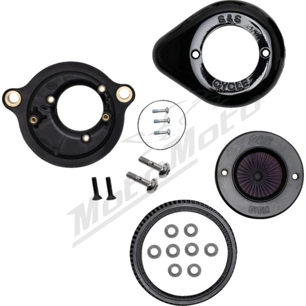S&S CYCLE Air Stinger Stealth Air Cleaner Kit Harley Davidson FLDE / FLFB / FLFBS 1750-1923cc 17-25