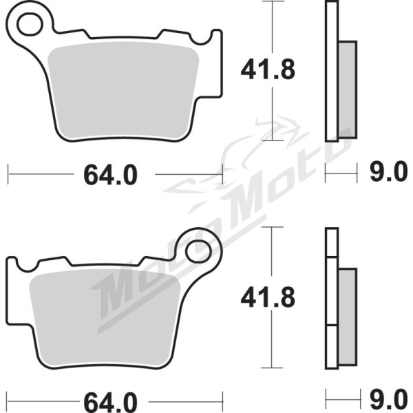 SBS SI Offroad 791SI Sintered Brake Pads BMW / GasGas / Husaberg / Husqvarna / KTM / Sherco / SWM / Triumph 125-510cc 06-25