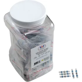 K&S TECHNOLOGIES Heat-Shrink Solderless Wire Connector Kit/Refill 100 pcs.