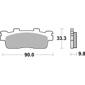 Brembo stabdžių trinkelės Carbon-Ceramic YAMAHA / HONDA / KAWASAKI / SUZUKI 