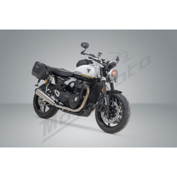 SW-MOTECH Legend Gear LC2 Side Bag System Brown Edition Triumph Speed Twin 1200 24-25