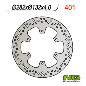 NG BRAKES Front Fixed Brake Disc 282mm MBK / Yamaha 50-400cc 87-05