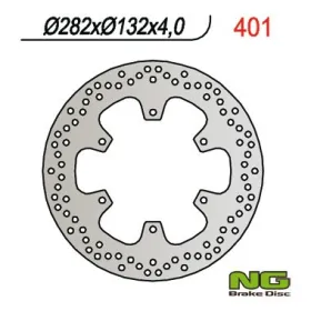 NG BRAKES Priekinis fiksuotas stabdžių diskas 282mm MBK / Yamaha 50-400cc 87-05