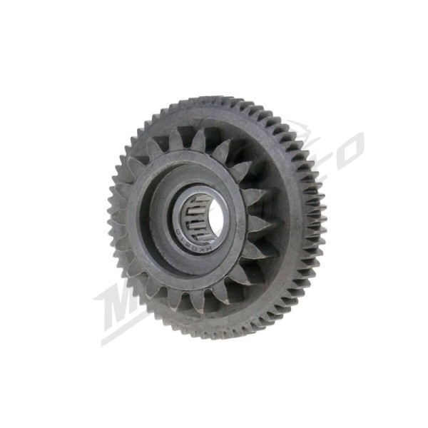 101 OCTANE Starter Drive Gear 18+65 teeth Adly / Aprilia / Beta / Benelli / Malaguti / Italjet / MBG / Yamaha 50 89-20