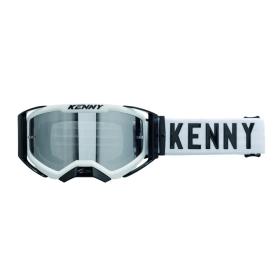 Kenny racing goggles performance evo 2 white-clear lens