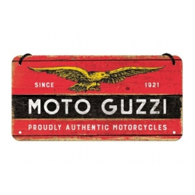 Wooden tin sign MOTO GUZZI 10x20