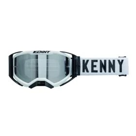 Kenny racing goggles performance evo 2 white-clear lens