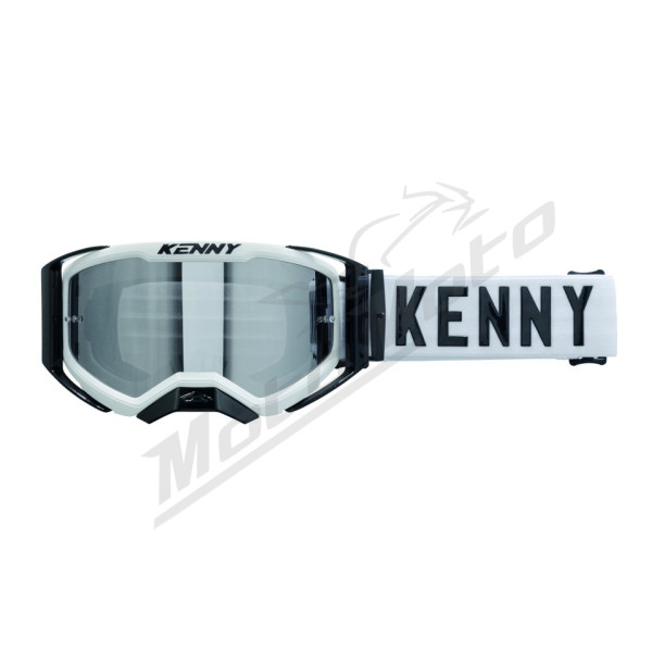 Kenny racing goggles performance evo 2 white-clear lens