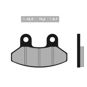 Brake pads NOVASCOOT FT3149 / MCB779 STANDARD