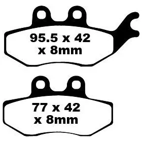 EBC SFA Brake Pads ITALJET JUPITER 250cc 02-03