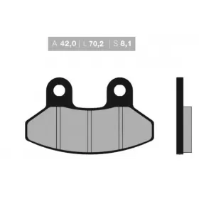 Brake pads NOVASCOOT FT3149 / MCB779 STANDARD