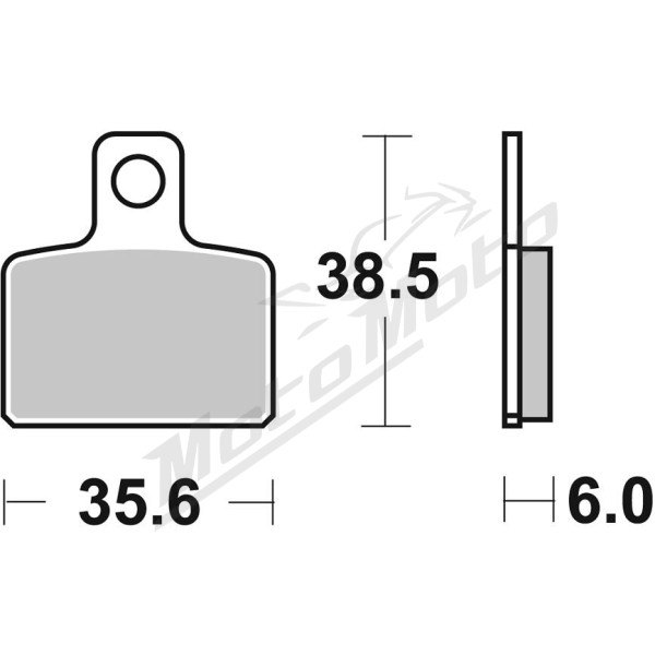 SBS RSI 803RSI Brake Pads Aprilia / GasGas / Honda / Husqvarna / Jotagas / Scorpa / Sherco / TRS 125-300cc 00-22