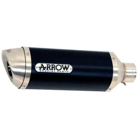 ARROW Street Thunder Alu.Dark Exhaust Honda CBR125R 11-17