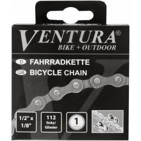 Bicycle chain VENTURA 1 gear 112 links