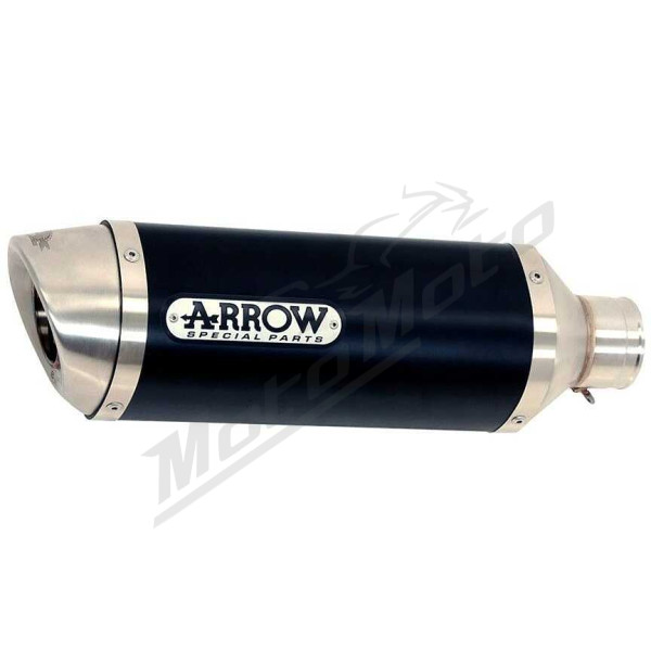 ARROW Street Thunder Alu.Dark Exhaust Honda CBR125R 11-17