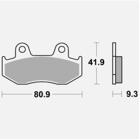 Brembo stabdžių trinkelės Carbon-Ceramic HONDA