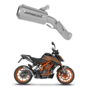Dominator Exhaust Silencer Muffler GPS + dB killer KTM 125 Duke 2021-2023