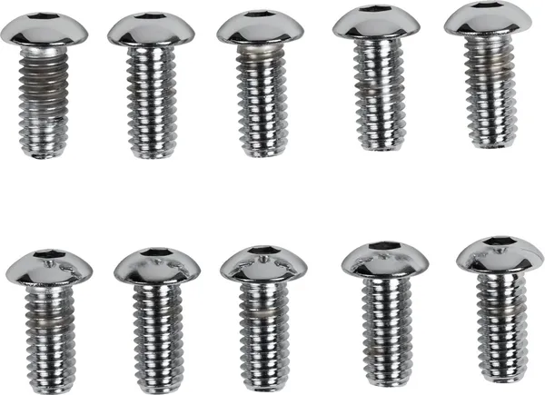DRAG SPECIALTIES Replacement Button Head Bolts M8 10pcs.