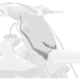 POLISPORT Front Number Plate White Suzuki RM-Z 250-450 18-26