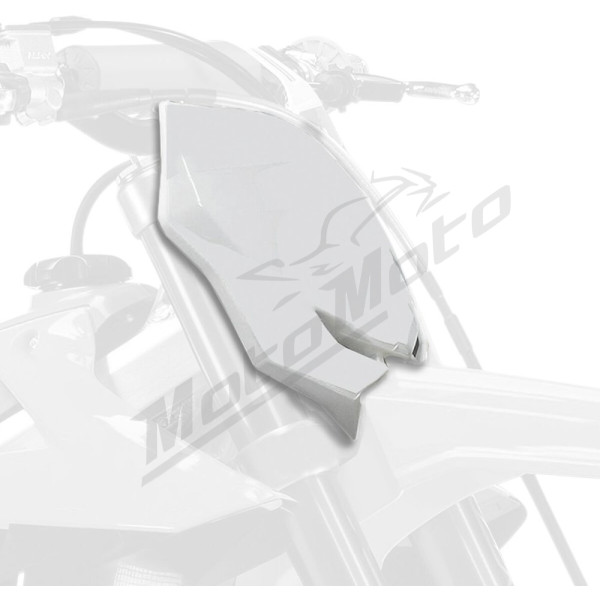 POLISPORT Priekinis numerio plastikas baltas Suzuki RM-Z 250-450 18-26