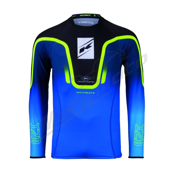 Kenny racing cross/enduro jersey titanium black color black size m