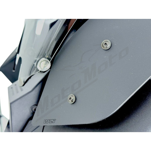 WRS MG009NO Side Deflectors Matt Black Moto Guzzi Stelvio 1000 ABS 2024