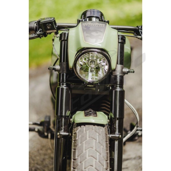 CULT WERK Headlight Mask Black INDIAN SCOUT 2018-2026