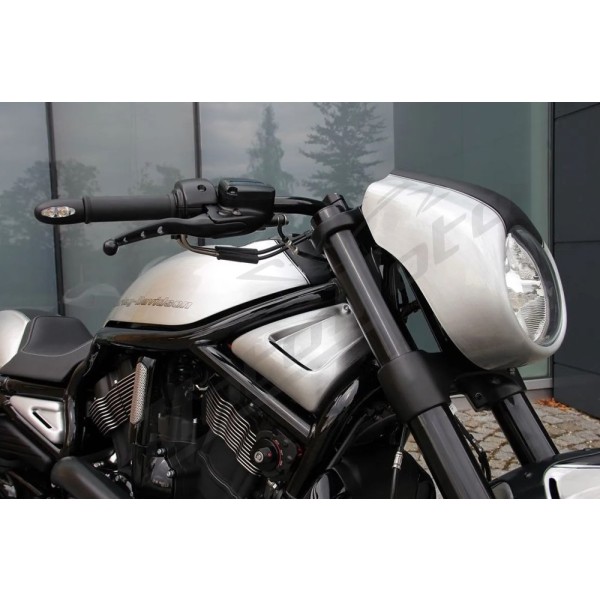CULT WERK Headlight Mask Black Harley Davidson 1130-1250cc 2002-2017