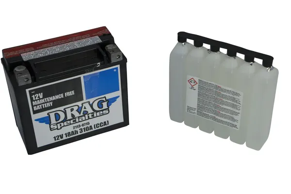 DRAG SPECIALTIES BATTERIES Maintenance Free Battery YTX20H-FT 12 V 18 Ah