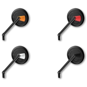 HIGHSIDER Enterprise Mirror APRILIA/ BENELLI/ BMW/ DUCATI/ HONDA/ HUSQVARNA/ KAWASAKI/ KTM/ MOTO GUZZI/ ROYAL ENFIELD INTERCEPTOR/ SUZUKI/ TRIUMPH/ YAMAHA 125/1200cc 13-24 