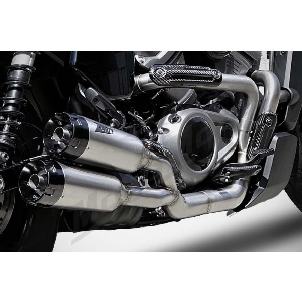 ZARD NIGHTSTER 975 FULL EXHAUST SYSTEM 2:2 Harley Davidson RH 975cc 22-24
