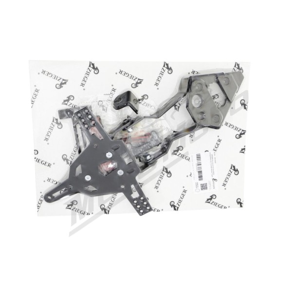 ZIEGER PRO License Plate Holder Type B Harley Davidson FLSTFB / Triumph Street Triple 765-1584 11-24