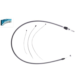MAGNUM SHIELDING KARBONFIBR Quick Connect Upper Clutch Cable Harley Davidson FLHX / FLHXSE / FLHXU / FLTRX / FLTRXSE 1923-1977 23-25