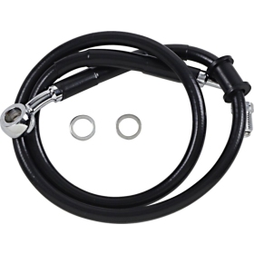 DRAG SPECIALTIES Extended Length Stainless Steel Brake Line Harley Davidson FLHC / FLHCS / FLI / FXBB / FXBBS / FXLR 1750-1923cc 18-24