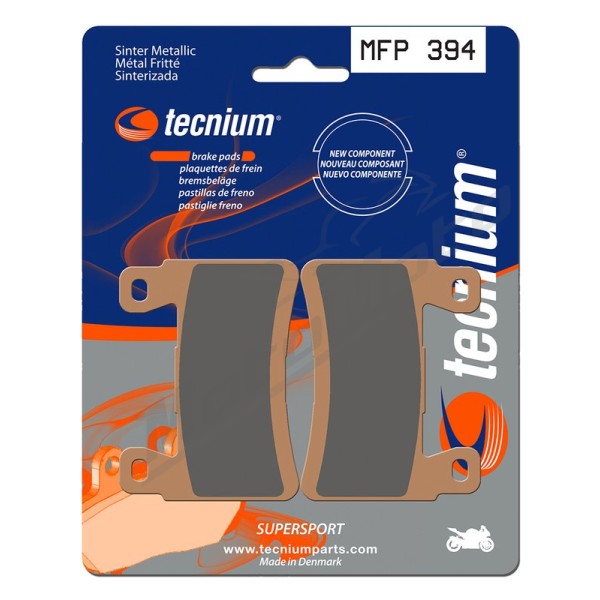 TECNIUM Trail Performance Sintered Metal Brake pads MFP394 Kawasaki Ninja ZX-6R 13-21