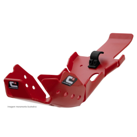CROSSPRO Engine / swingarm cover red Beta RR 300-480 20-22