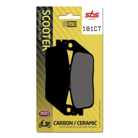 SBS 181CT Scooter Carbon Tech Organic Brake Pads Yamaha VP / YP 125-400cc 05-18