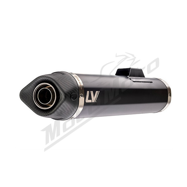 LEOVINCE LV One Black Edition Stainless Steel / Carbon Fiber Muffler Can Am Ryker 600-900 19-24