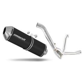 Suzuki DL 650 V Strom / XT 2012-2016 Exhaust Silencer Muffler OVR BLACK + dB killer