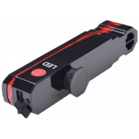 LED BICYCLE LAMP WITH ADDITIONAL LASER
