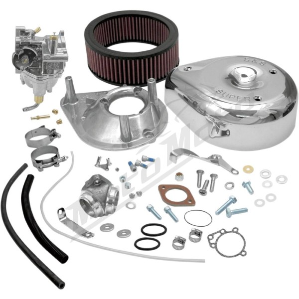 S&S CYCLE Super E Carburetor Kit with Manifold Harley Davidson FL / FLH / FLHB / FLHFB 1200cc 66-78