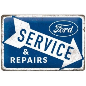 Metal tin sign FORD SERVICE 20x30