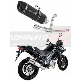 Duslintuvo kompl. Dominator HP1 BLACK SUZUKI DL 650 V-STROM 2017-2022