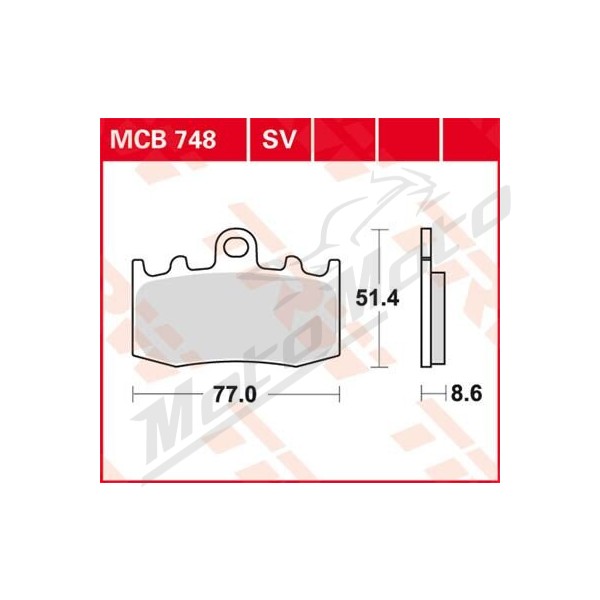 TRW All Round Sintered Metal Brake Pads BMW K / R 850-1300cc 00-16