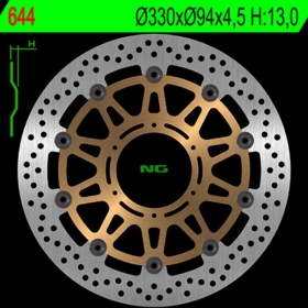 NG BRAKES 644 Round Floating Brake Disc HONDA CBR 900 00-03